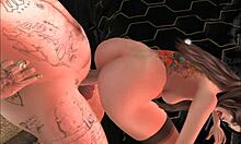 Babydoll Helps Friend Close Barber Shop, Pleases Him Afterward