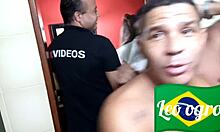 Behind the scenes: BBW orgy with crossdressing group.