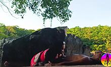 Trailer shows couple enjoying outdoor river time with toys