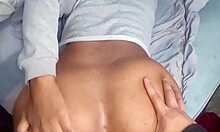 Teen Ebony Brunette Stepdaughter Gets Ass Gaped In Anal With Big Black Cock