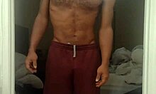 body movement in gym with barefoot roommate