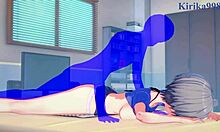 I’m obsessed with Hana and Yanagi Uzaki’s wild hentai sex!