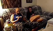 Heart racing in this wild night with step-sis craving my cock on webcam