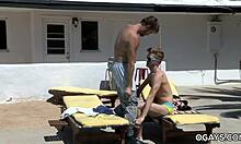 Wesley woods fucks austin ryder's ass.