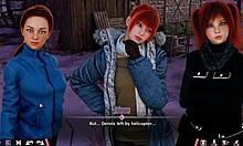 teen doing double anal homework 😏