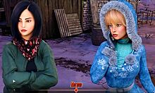 teen doing double anal homework 😏