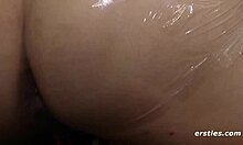 all natural brunette toying her hairy pussy 😊