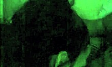 Amateur handjob on cigar chair