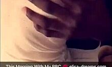 Milf flashes panties in paris with big black cock