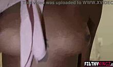 mila mars enjoys a workout session in the gym bathroom with intense exercises