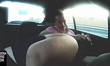 Wow, sucking cock in the moving car feels amazing!
