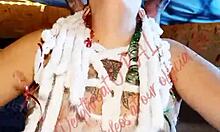 In a homemade sex tape, the pretty slave gets a sloppy wet throat fuck during cosplay.