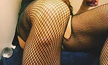 Intriguing anal shemale asshole opening with toys