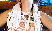 In a homemade sex tape, the pretty slave gets a sloppy wet throat fuck during cosplay.