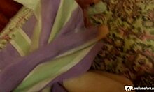 Stepsister Caught in Bed, Gets Fucked Hard by Surprise