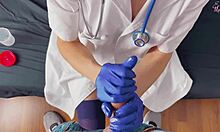 nurse, help me cum with those surgical gloves, please!