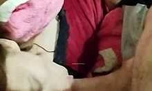 Watch this milf jump on a monster cock eagerly