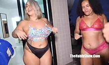 Two big booty brazilian latinas casually gangbang ebony victoria dias with big cocks