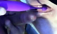 Look at this wet pussy squirting in stockings