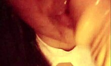 wife plays with 22cm dildo