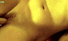 amateur feels emotional pleasure as pussy fucked with husbands cock mold and vibrator