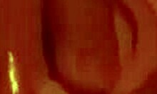 wife plays with 22cm dildo