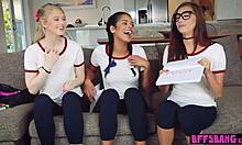 Teen Best Friends Have A Hardcore Language Session With A Huge Cock POV