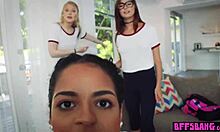 Teen Best Friends Have A Hardcore Language Session With A Huge Cock POV