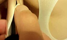 Amateur Uses Dildo Toy