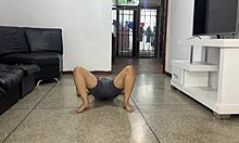 I'm too big to sit on your lap, stepfather, with that monster cock