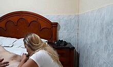 Stepsister rides cock in encounter.