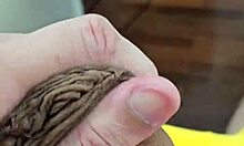 Brazilian twink slams a hard solo session