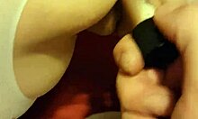 Amateur Uses Dildo Toy