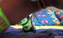 German teen couple films raw homemade porno flick