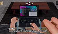 3D anime game with curvy character.