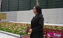 nelia estrada fucks big cock rough in streets