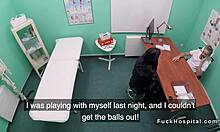 Doctor Sneaks a Quick Session with Petite Patient in Fake Hospital Room