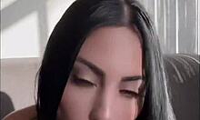 suckin giant dildo for pussy