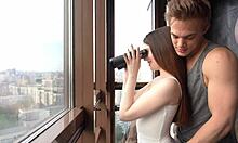 cum in hot teen's juicy pussy for peeping.