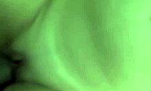 Blonde amateur shows off and rides in close-up homemade