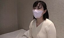 Perfect Asian Babe Rides Hard in Homemade Natural Cowgirl Action