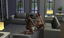 The Sims 4 - Introduced to New Family Orgy
