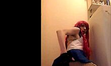 Solo Trap Jerks Off and Swallows Cum