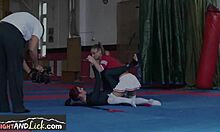 Cute Teen Orally Pleased In Wrestling!