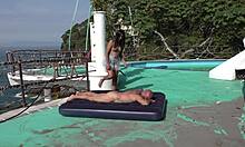 Two Asses and Two Cocks in Bedroom with Licking, Kissing, and Cum