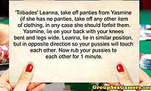 Ffm Threeway With Lingerie Beauties Bent Over In Doggy And Scissoring