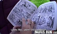 Hot Latina sex tape puts Spanish comic book nerd in position to change underwear for the next week