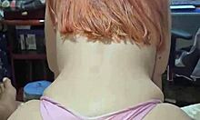 Hotwife Bent Over For Blowjob And Cum Covered Ass In Sensual Sex