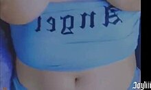 horny stepsister sends nude photos with big tits tattoo