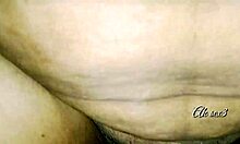 Amateur couple dives into intense anal assfucking and handjob in their private session.